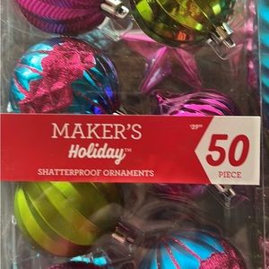 Makers Holiday Shatterproof Ornaments
